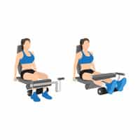 Extension de Jambes à la Machine : Exercice Quadriceps Femme effectuant l'exercice d'extension de jambes à la machine pour renforcer ses quadriceps.